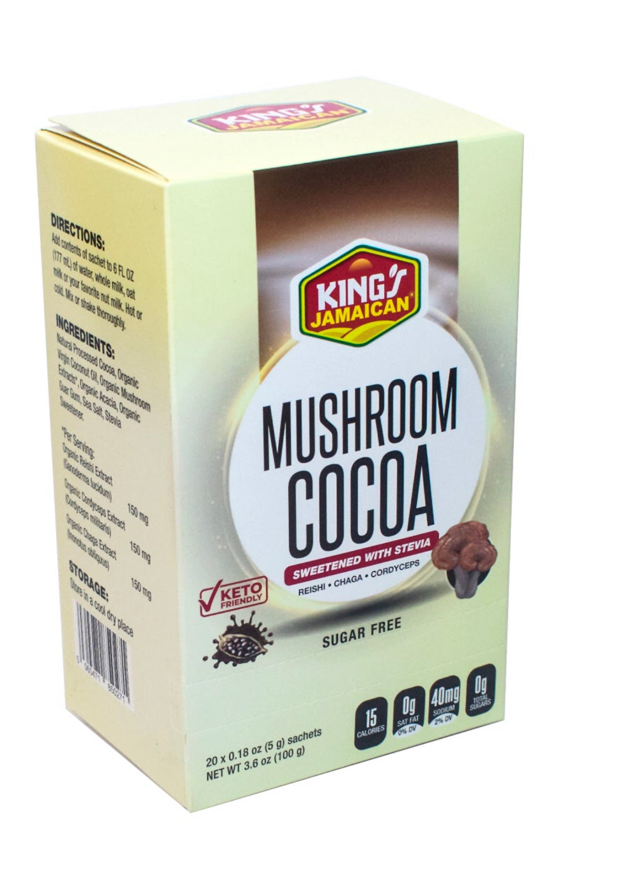 Mushroom Cocoa 20 x 5g Sachets